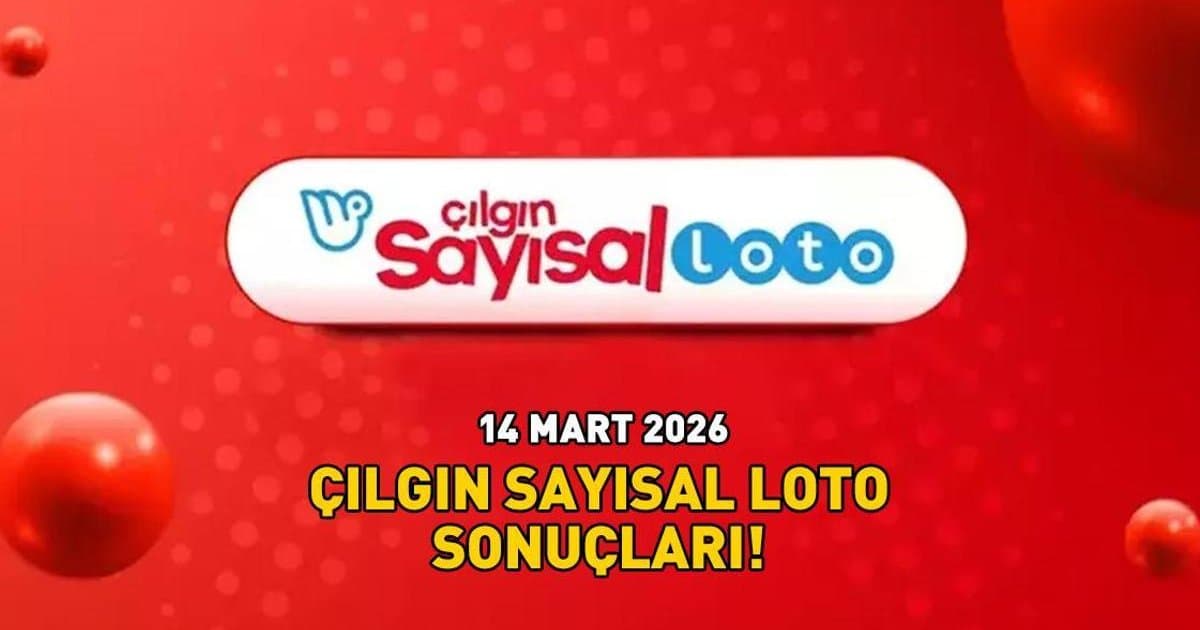 14 Mart 2026 Çılgın Sayısal Loto Sonuçları Açıklandı