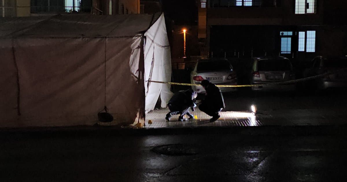 Askere gidecek genç eğlencede silahla vuruldu