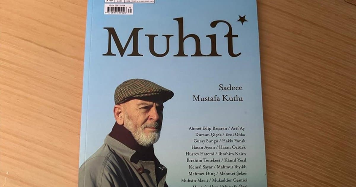 Muhit Dergisi 75. Sayısında Mustafa Kutlu'ya Armağan Edildi