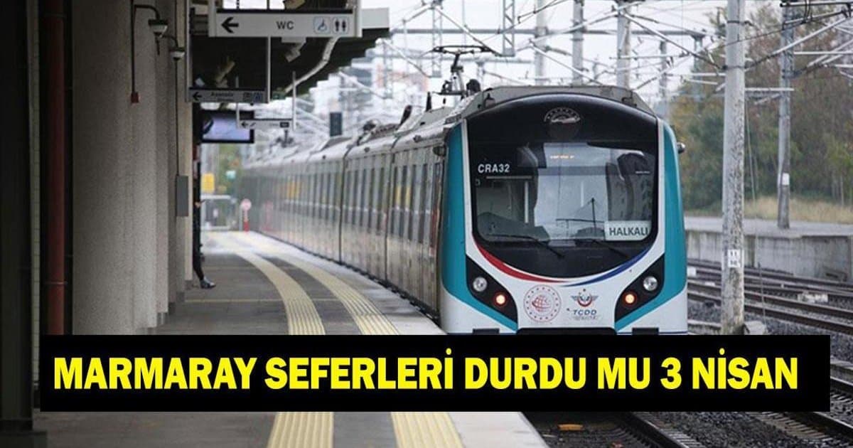 Marmaray Seferleri Durdu Mu? Göztepe Durağında Ne Oldu?