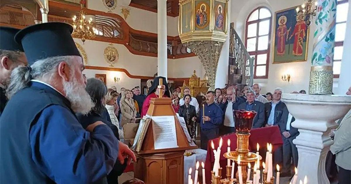 Edirne'de Kilisede Yunanca Ayin Krizi