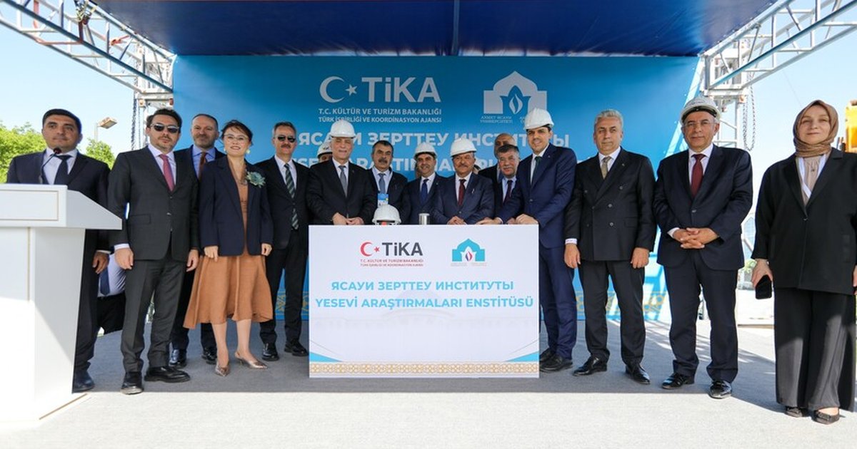 Kazakistan'da Yesevi Araştırmaları Enstitüsü temeli atıldı