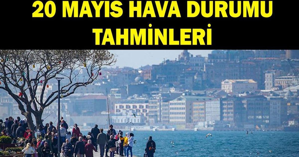 20 Mayıs Hava Durumu: Sıcaklıklar Düşüyor, Yağmur Bekleniyor