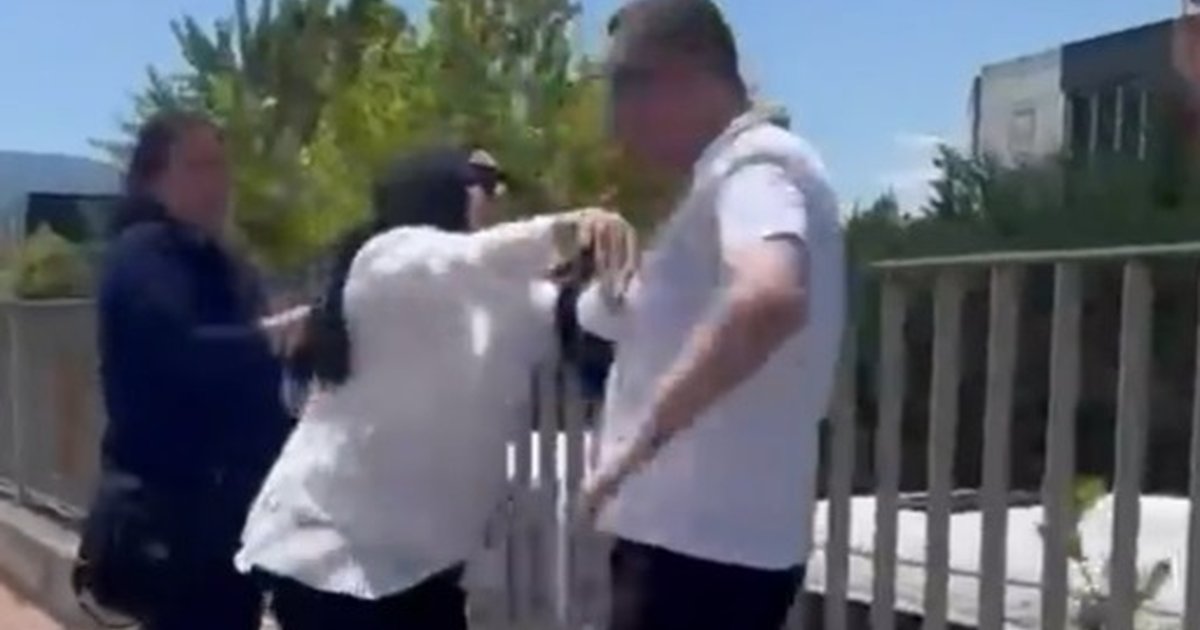 Kadına şiddet olayına müdahale eden kadın kahraman
