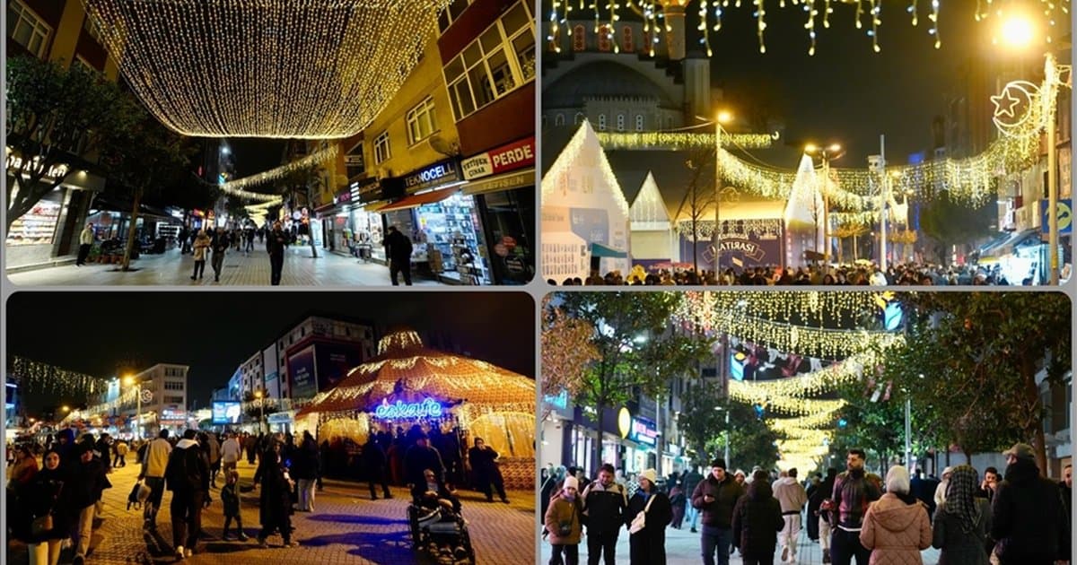 Esenler Dörtyol Meydanı Ramazan İçin Işıklandırıldı