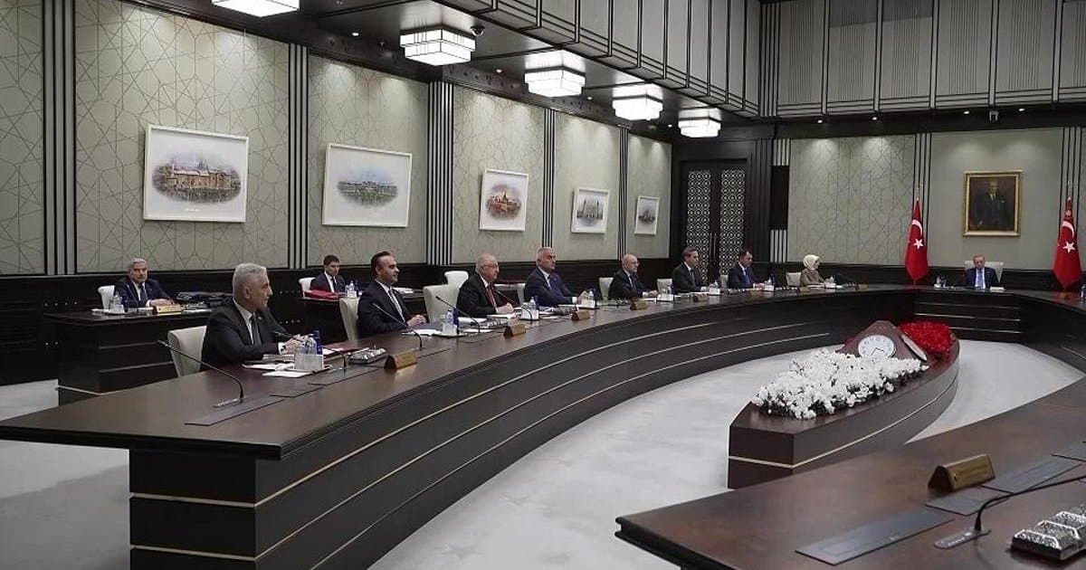 Cumhurbaşkanı Erdoğan Başkanlığında Kabine Toplantısı