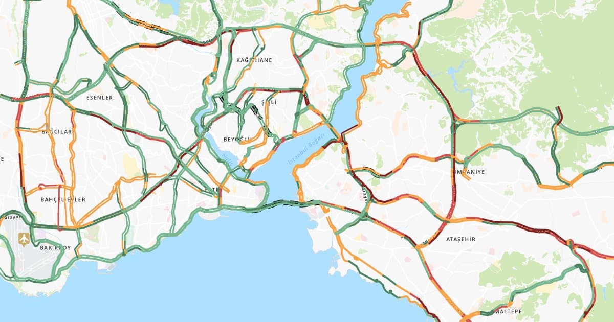 İstanbul'da Trafik Yoğunluğu Artıkça Alternatif Yollar Tıklanıyor