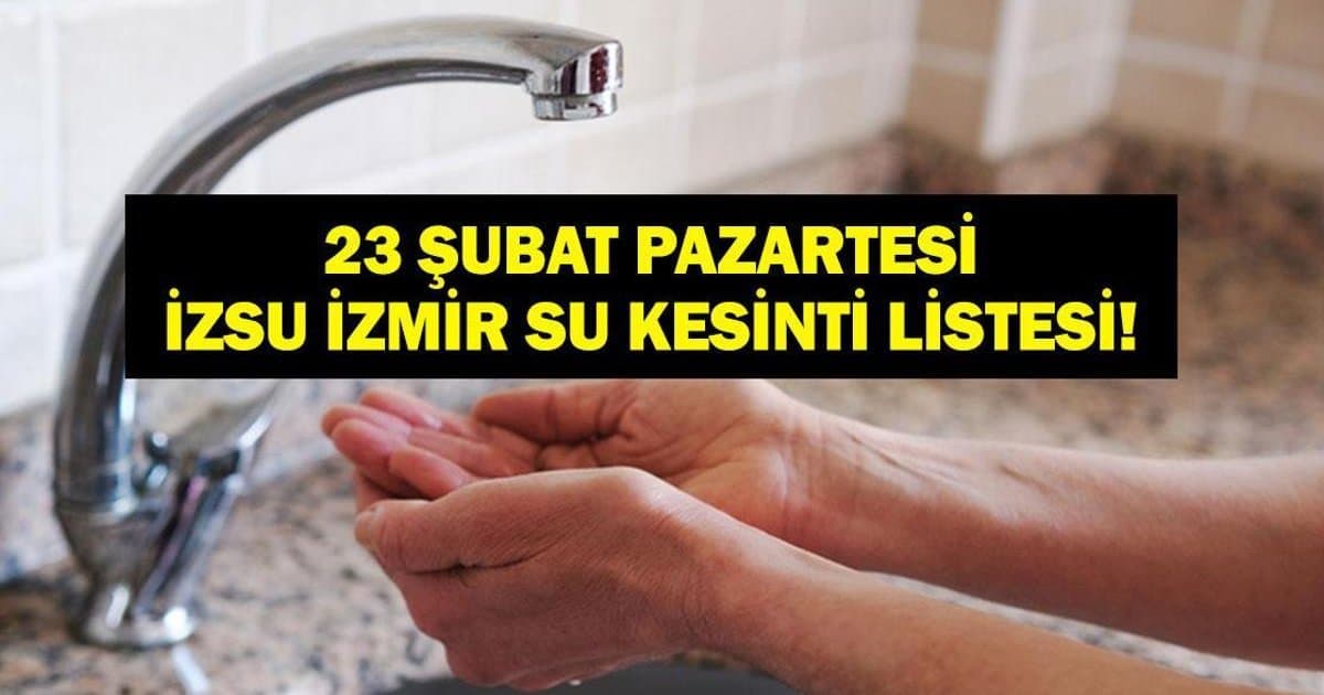 İzmir'de Su Kesintisi: Sular Ne Zaman Gelecek?