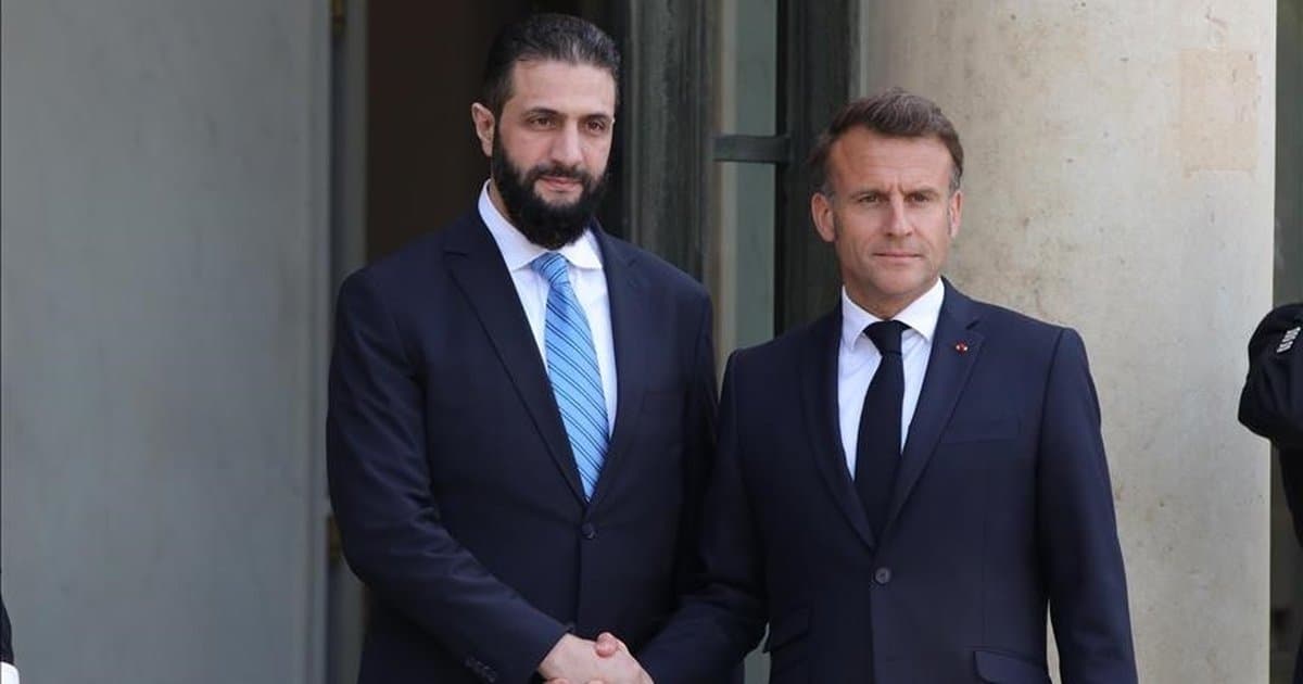 Suriye ve Fransa liderleri bölgesel gelişmeleri görüşüyor