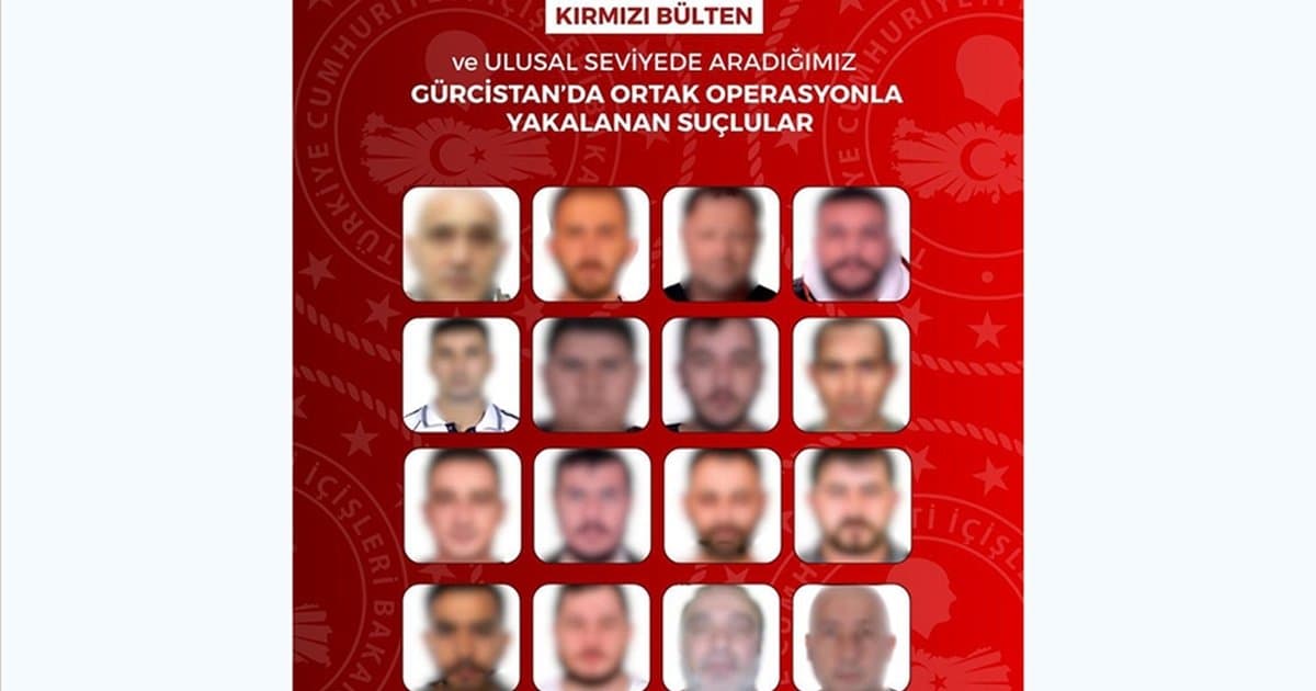Kırmızı bültenle arananlar Gürcistan'da yakalandı