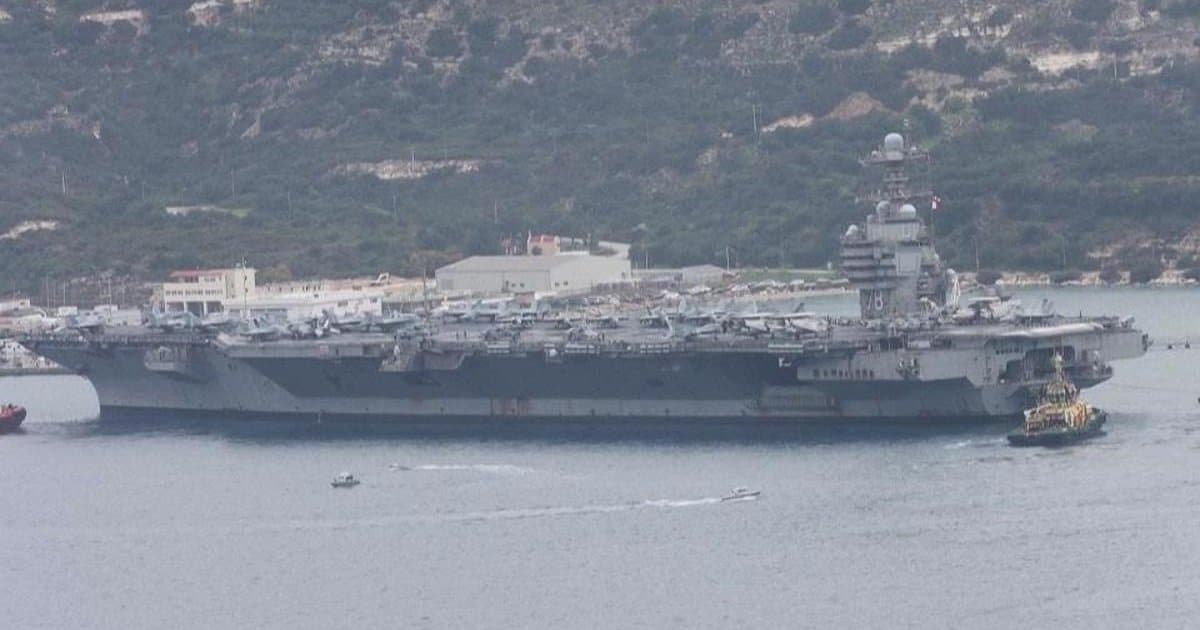 ABD uçak gemisi Girit'te: İran tarafından takip edildi