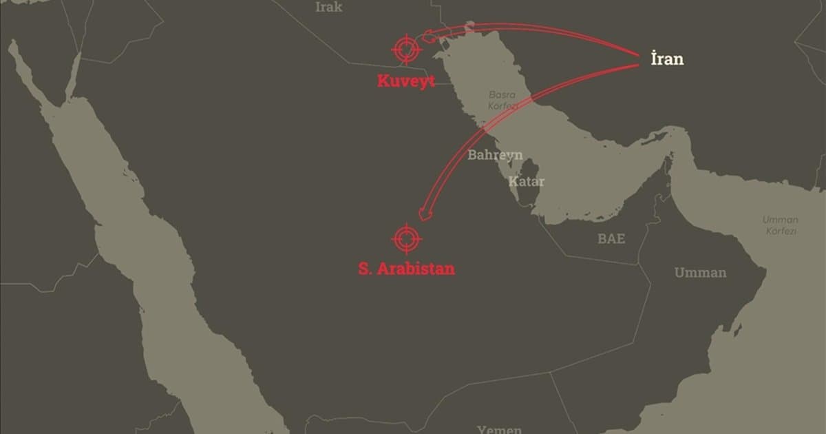 İran medyası: Suudi Arabistan ve Kuveyt'in stratejik haritası İran ordusunda
