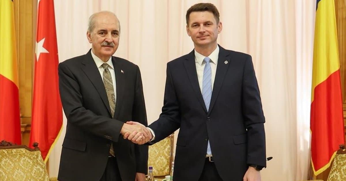 TBMM Başkanı Kurtulmuş, Romanya Senato Başkanı Abrudean ile görüştü