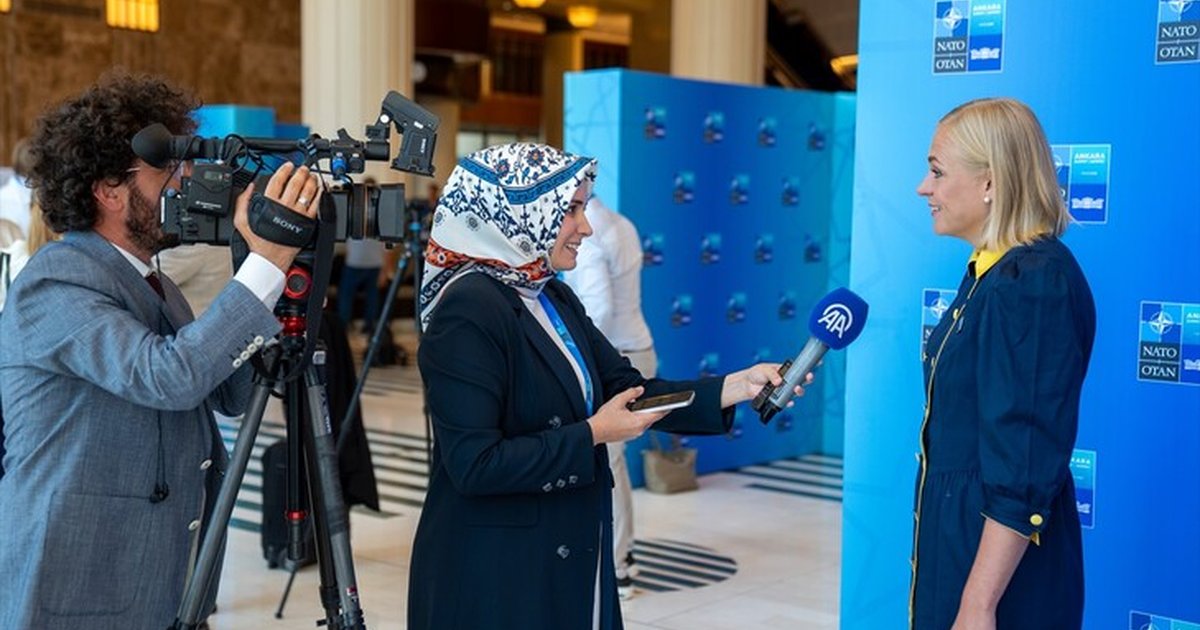 NATO Ankara Zirvesi'ni AA anbean takip etti