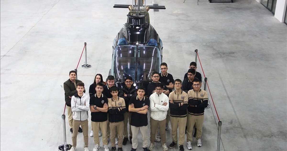 Lise öğrencileri TUSAŞ'ın desteğiyle havacılık eğitimine hazırlanıyor