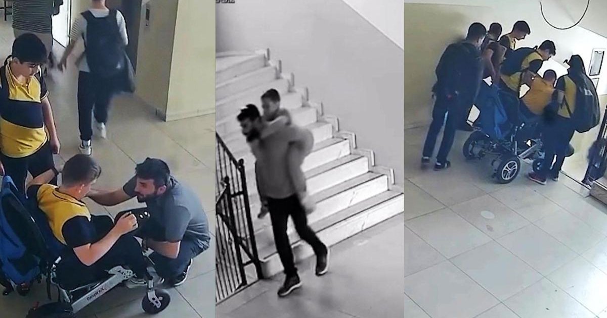 Asansör bozuk, müdür yardımcısı devreye girdi