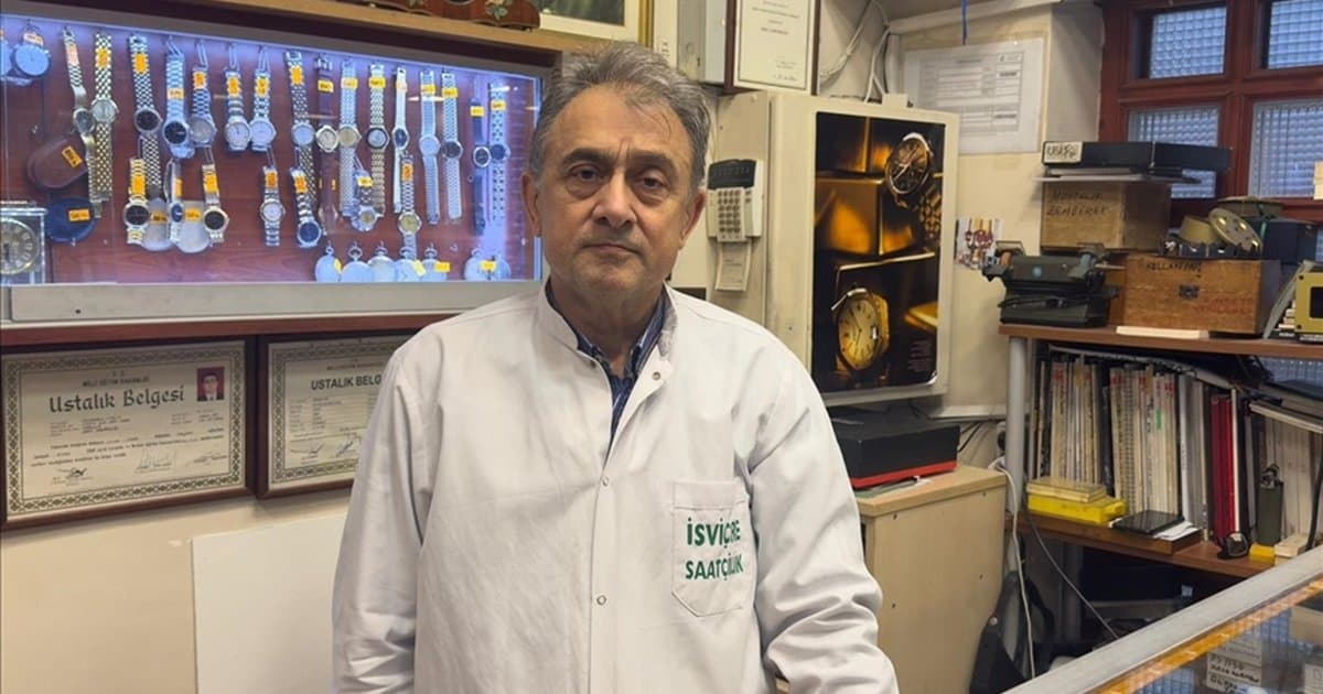 Lüks saat tamiri İstanbul'da talep görüyor
