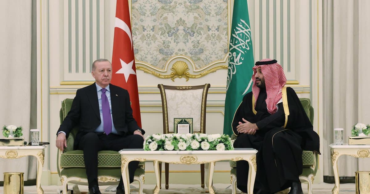 Cumhurbaşkanı Erdoğan'ın Suudi Arabistan ile Görüşmesi