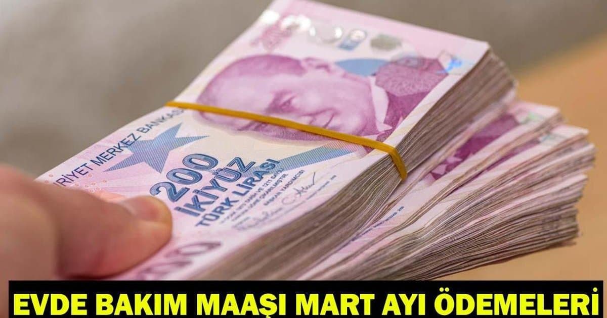 Evde Bakım Maaşı Mart Ayı Ödemeleri Ne Zaman Yatacak?