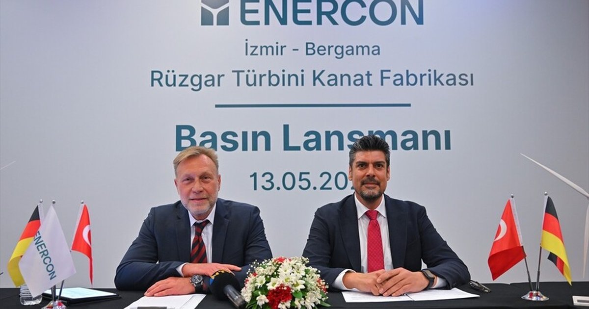 ENERCON İzmir'e 50 milyon avro yatırımla fabrikasını kuruyor