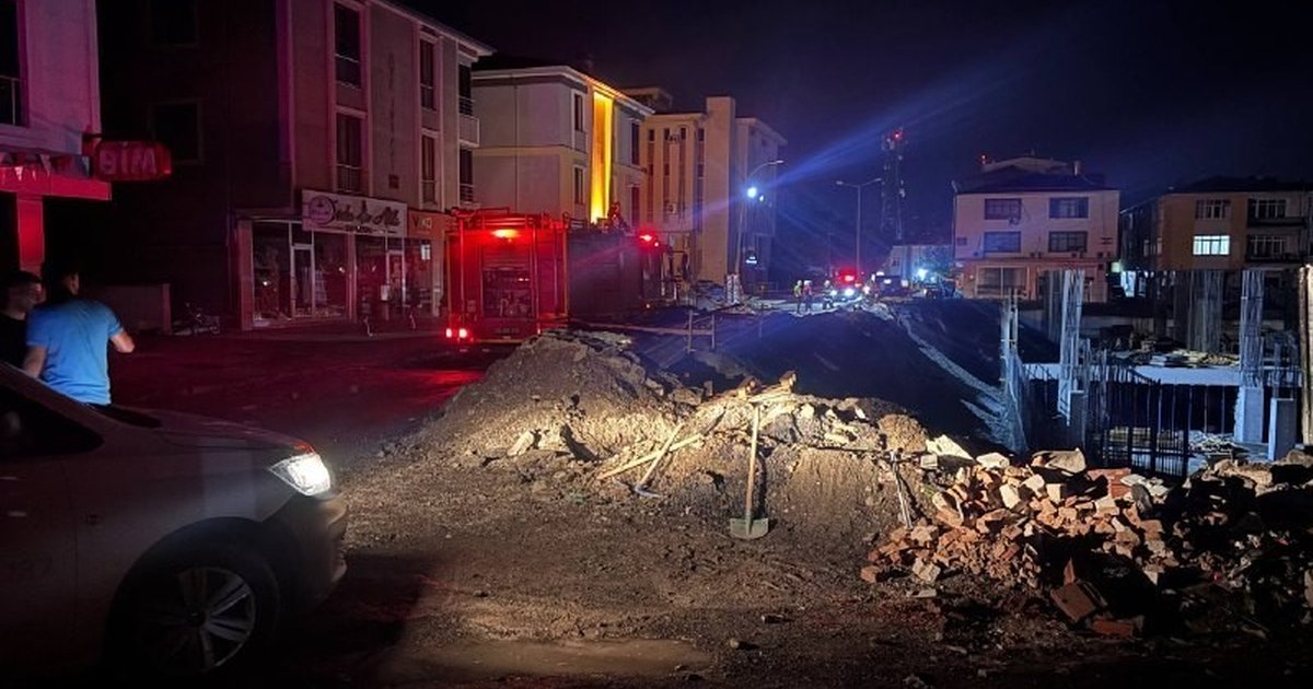 Erzincan'da inşaat sahasında doğalgaz sızıntısı kontrol altına alındı