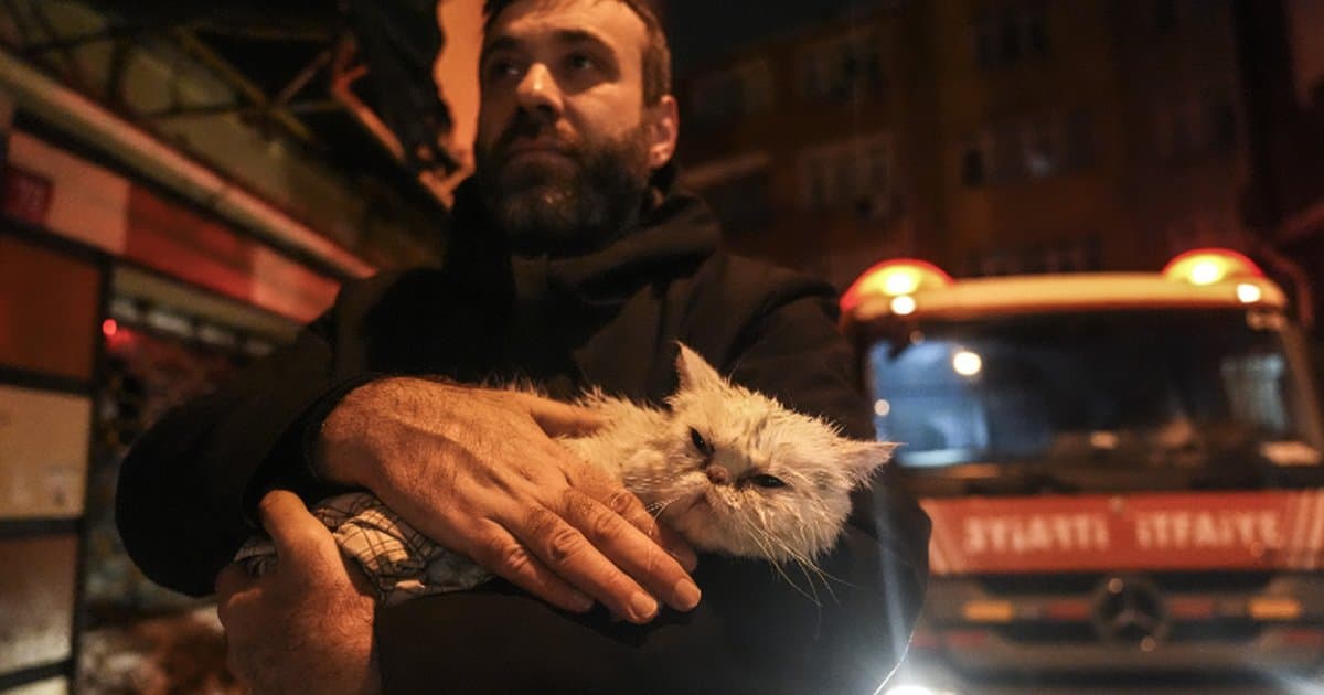 İstanbul Fatih'te metruk binada yangın paniği