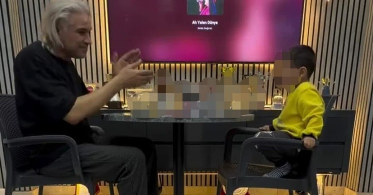 Çocuğunu alkol masasına oturtan baba gözaltına alındı