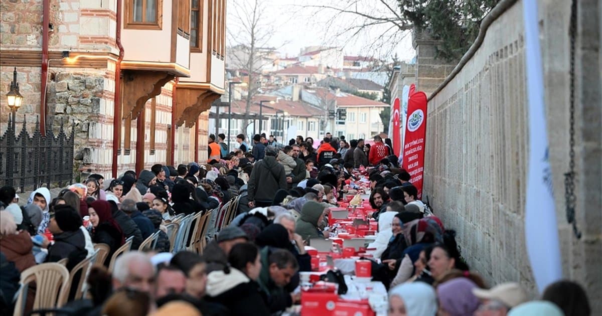 Edirne'de Büyük Selimiye İftarı düzenlendi