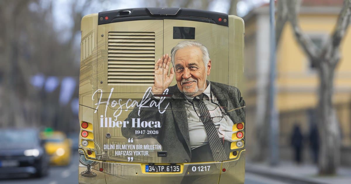 İlber Ortaylı'ya Özel Saygı Otobüsü Hizmete Başladı