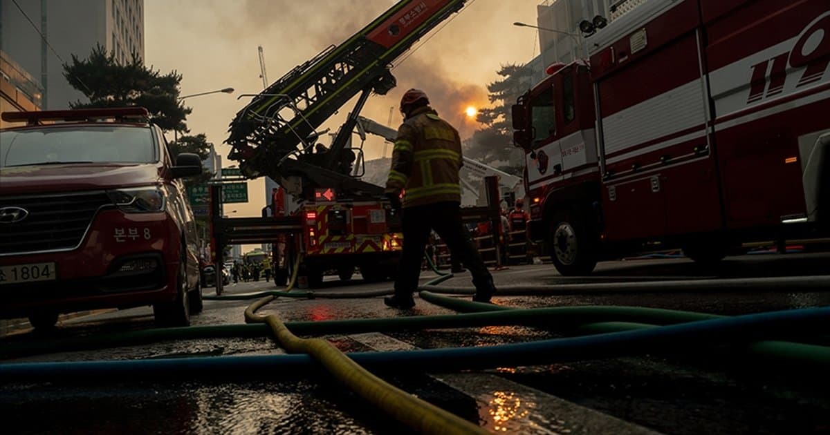 Güney Kore'de fabrika yangını: 14 ölü, 60 yaralı