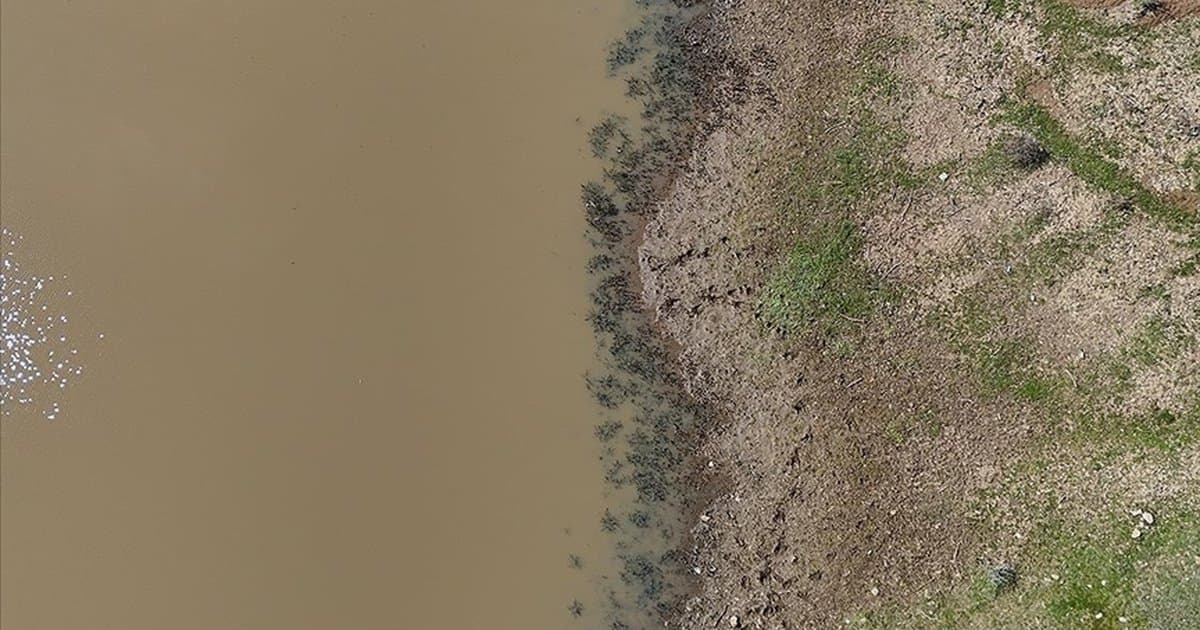 Kırklareli Taşlık Göleti'nin doluluk oranı yağışlarla arttı