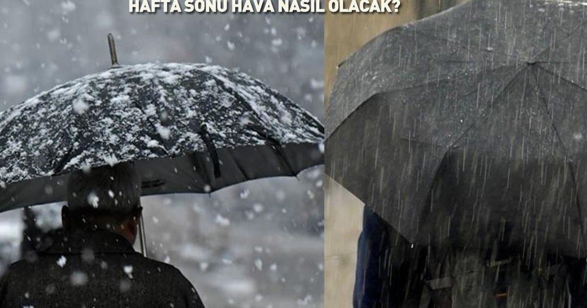 Meteoroloji'den hafta sonu hava uyarısı