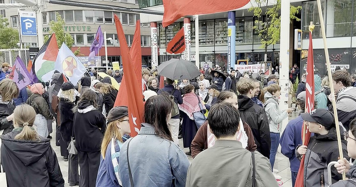 Eurovision'da İsrail'in katılımı protesto edildi