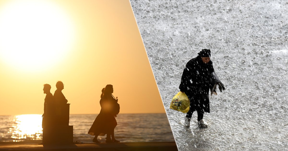 Sıcak hava ve sağanak yağış 15 ili vuracak