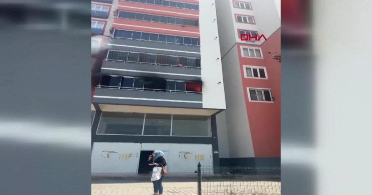 Kahramanmaraş'ta binada yangın: 2 ölü
