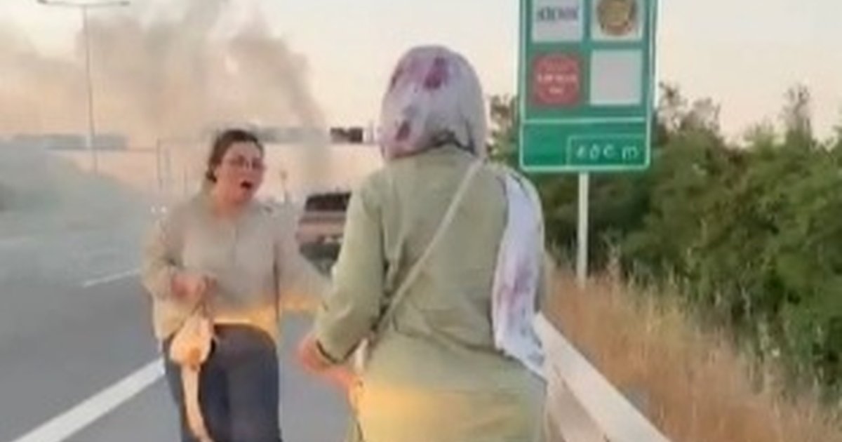Otomobil yangını: Sürücüden o anlar