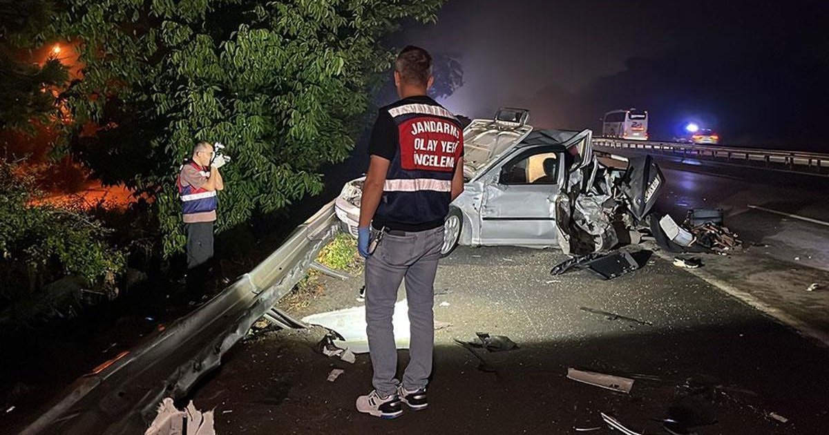 TEM Otoyolu'nda emniyet şeridi faciası: 1 ölü