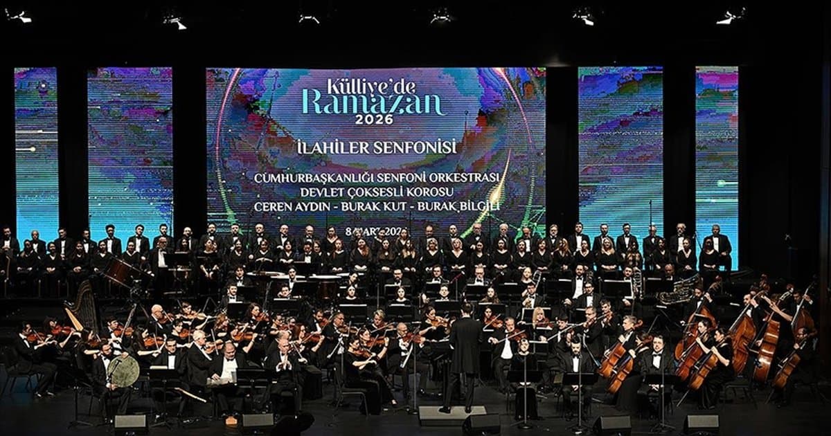 Külliye'de Ramazan etkinlikleri kapsamında Senfonik İlahiler Konseri