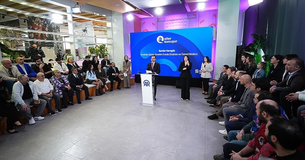 AA'nın Türk İşaret Dili Kanalı 'Eller Konuşur' Tanıtıldı