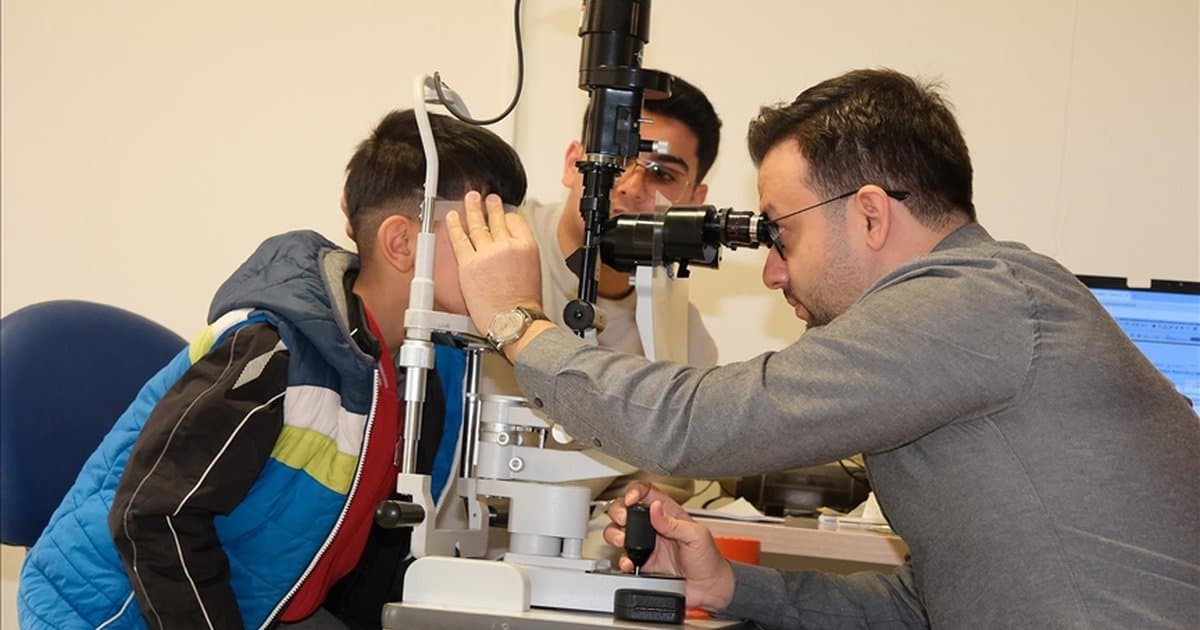 Yozgat'ta 400 öğrenciye göz taraması