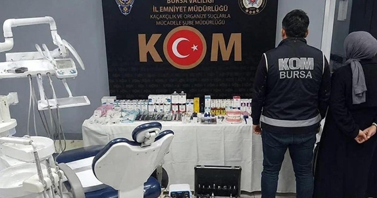 Bursa'da Sahte Diş Hekimi Karı Koca Gözaltında