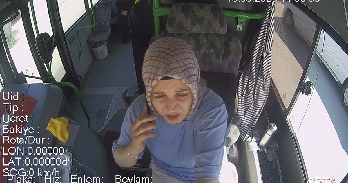 Şoförün hayat kurtaran manevrası