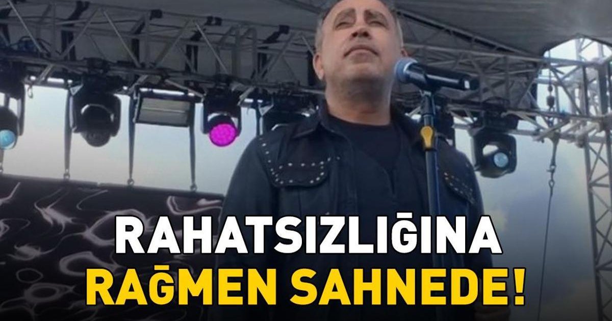 Haluk Levent Rahatsızlığına Rağmen Sahnede