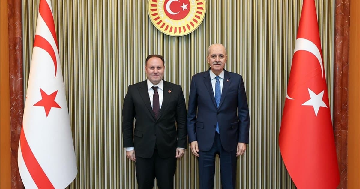 TBMM Başkanı Kurtulmuş, KKTC Meclis Başkanı Öztürkler ile görüştü