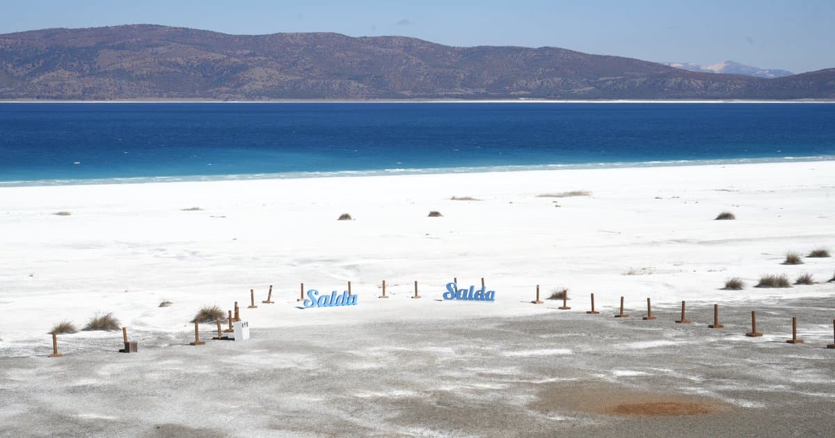 Salda Gölü'nde su seviyesi 14 santimetre yükseldi