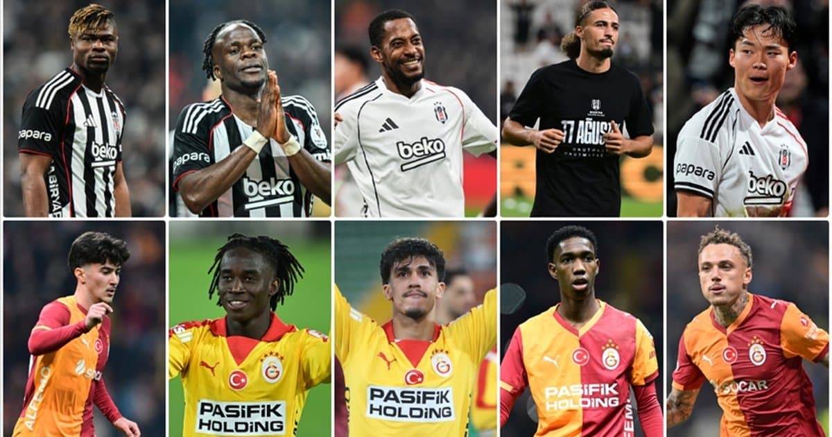 Beşiktaş-Galatasaray derbisinde 21 futbolcu ilk kez oynayacak