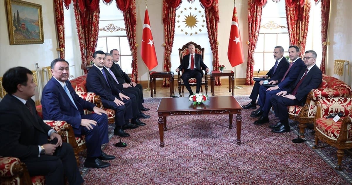 Cumhurbaşkanı Erdoğan, Türk Devletleri Teşkilatı heyetini kabul etti