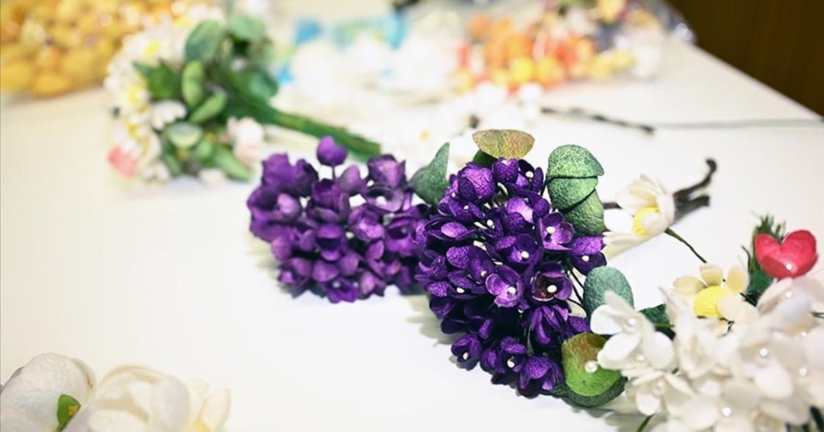 Brüksel'de ipek kozası atölyesi