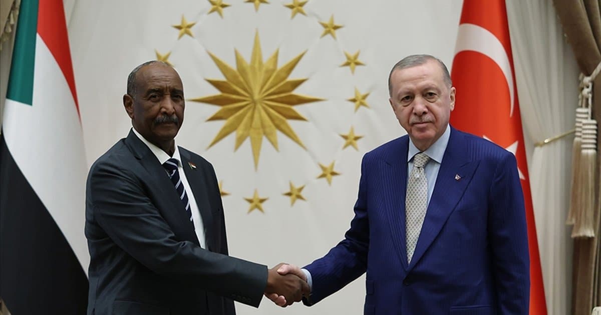Cumhurbaşkanı Erdoğan, Sudan Egemenlik Konseyi Başkanı Burhan ile görüştü