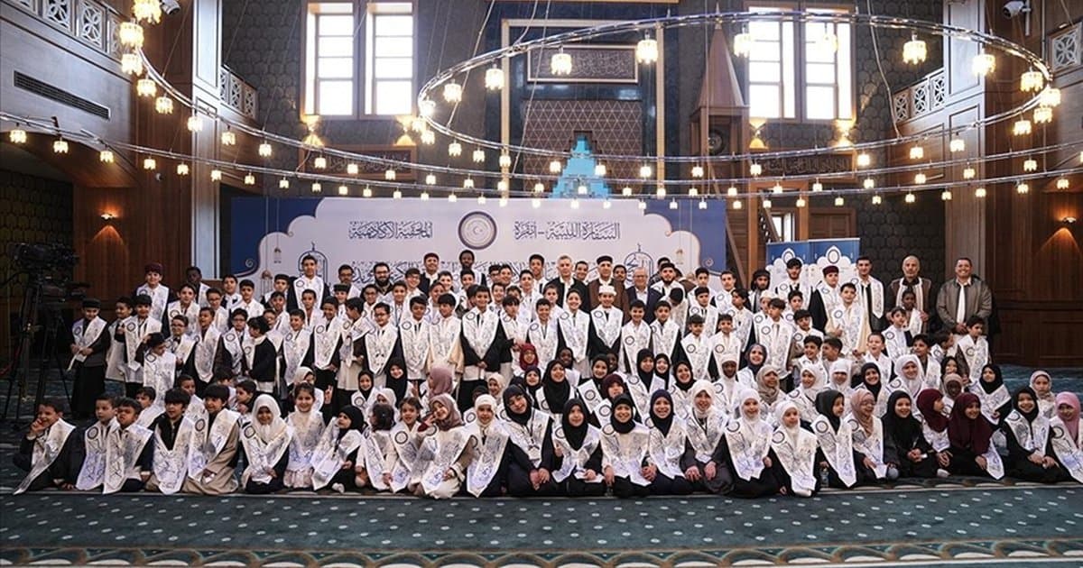 Libya Büyükelçiliği'nde Kur'an-ı Kerim yarışması ödül töreni